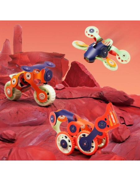 CL-MARS-OB-1,Clixo® joc magnetic de construit - Vehicule spatiale ( 30 piese)