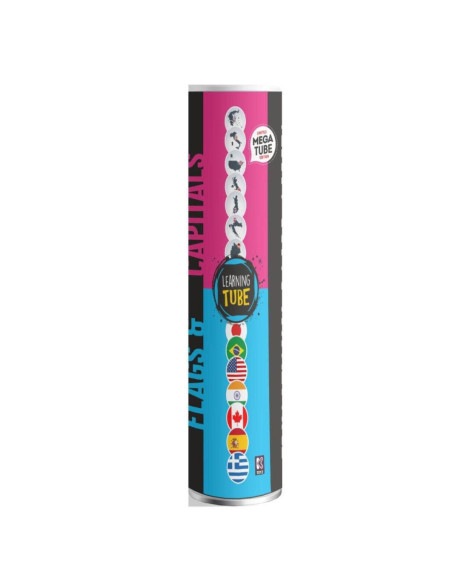 LT-027,Joc Learning Tube® - Steaguri & capitalele lumii