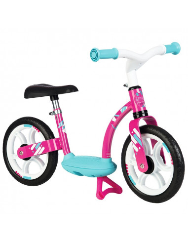 Bicicleta fara pedale Smoby Comfort pink,S7600770123