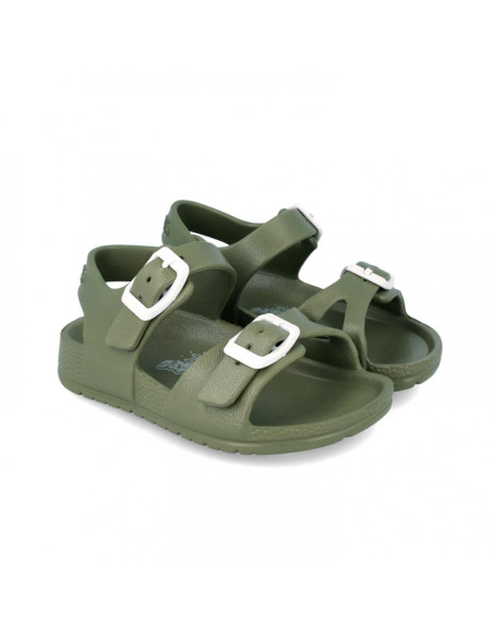 UP-242870-B-26,Sandale din cauciuc pentru copii Garvalin, militar, Diverse marimi