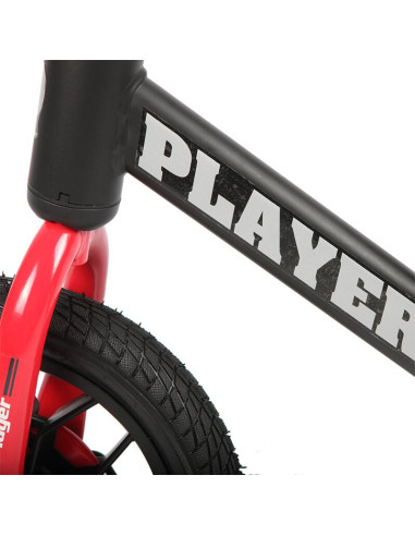 324QPPLA20,Balance bike Qplay Player Rosu 324QPPLA20,Balance bike Qplay Player Rosu