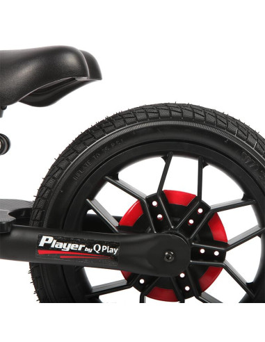 324QPPLA20,Balance bike Qplay Player Rosu 324QPPLA20,Balance bike Qplay Player Rosu