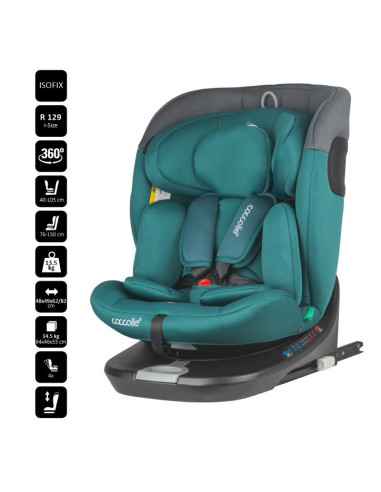 324085730,Scaun auto iSize 40-150 cm Coccolle Atira Hydra blue