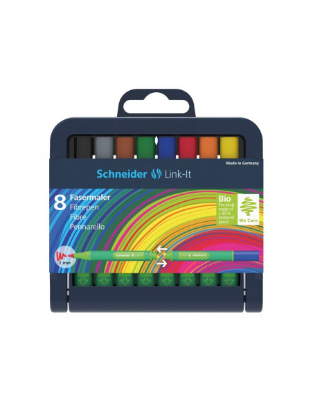 Set Liner Schneider Link-It 1.0 mm, 8 Culori Set Liner Schneider Link-It 1.0 mm, 8 Culori