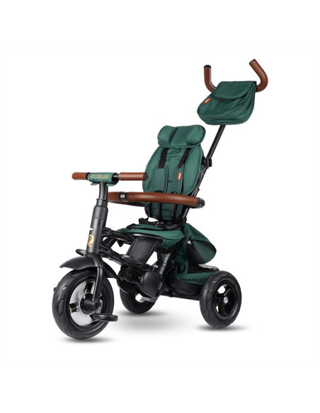 324038180D,Tricicleta pliabila QPlay Rito Deluxe Verde