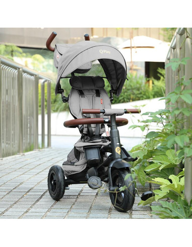 324038171D,Tricicleta pliabila Qplay Rito Deluxe Gri