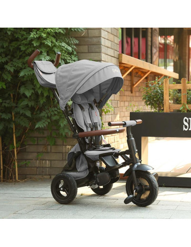 324038171D,Tricicleta pliabila Qplay Rito Deluxe Gri