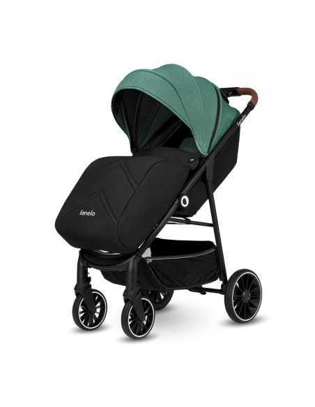 BN-LO-ALEXIA_GREEN_FOREST,Carucior sport, Lionelo, Alexia, 6 luni+, Cu geanta pentru parinti, Amortizoare, Suport pentru biberon