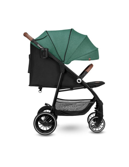 BN-LO-ALEXIA_GREEN_FOREST,Carucior sport, Lionelo, Alexia, 6 luni+, Cu geanta pentru parinti, Amortizoare, Suport pentru biberon