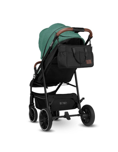BN-LO-ALEXIA_GREEN_FOREST,Carucior sport, Lionelo, Alexia, 6 luni+, Cu geanta pentru parinti, Amortizoare, Suport pentru biberon