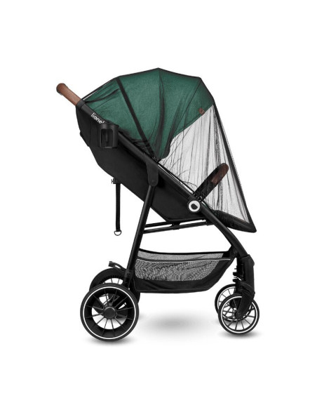 BN-LO-ALEXIA_GREEN_FOREST,Carucior sport, Lionelo, Alexia, 6 luni+, Cu geanta pentru parinti, Amortizoare, Suport pentru biberon