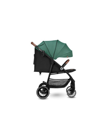 BN-LO-ALEXIA_GREEN_FOREST,Carucior sport, Lionelo, Alexia, 6 luni+, Cu geanta pentru parinti, Amortizoare, Suport pentru biberon