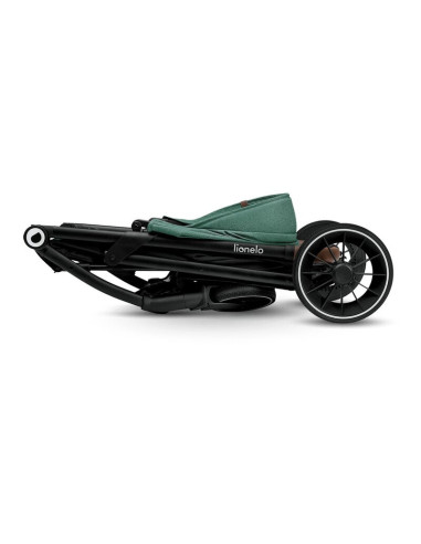 BN-LO-ALEXIA_GREEN_FOREST,Carucior sport, Lionelo, Alexia, 6 luni+, Cu geanta pentru parinti, Amortizoare, Suport pentru biberon