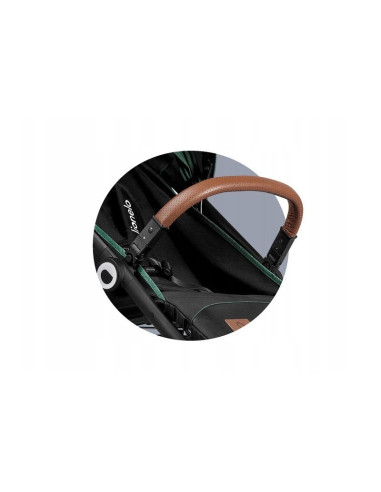 BN-LO-ALEXIA_GREEN_FOREST,Carucior sport, Lionelo, Alexia, 6 luni+, Cu geanta pentru parinti, Amortizoare, Suport pentru biberon