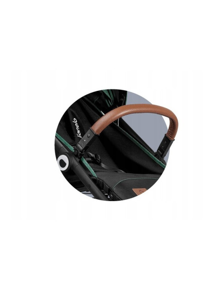 BN-LO-ALEXIA_GREEN_FOREST,Carucior sport, Lionelo, Alexia, 6 luni+, Cu geanta pentru parinti, Amortizoare, Suport pentru biberon