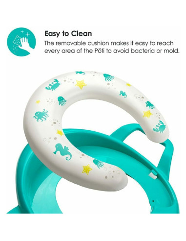 BN-BBL-B0112-P,Reductor toaleta, BBluv, Poti, Cu perna confortabila si detasabila, Fara BPA, Pink