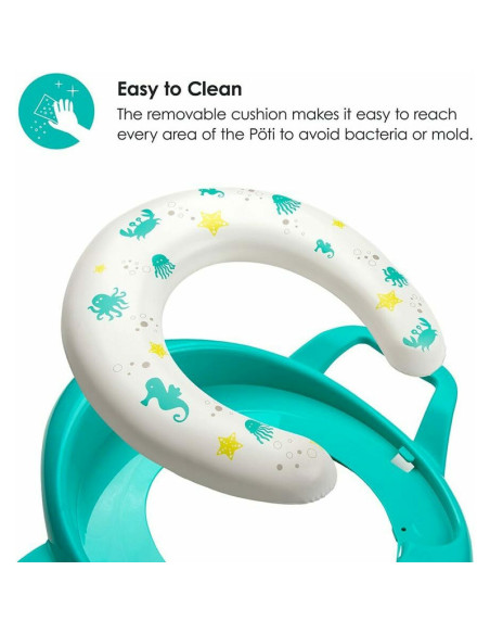 BN-BBL-B0112-P,Reductor toaleta, BBluv, Poti, Cu perna confortabila si detasabila, Fara BPA, Pink