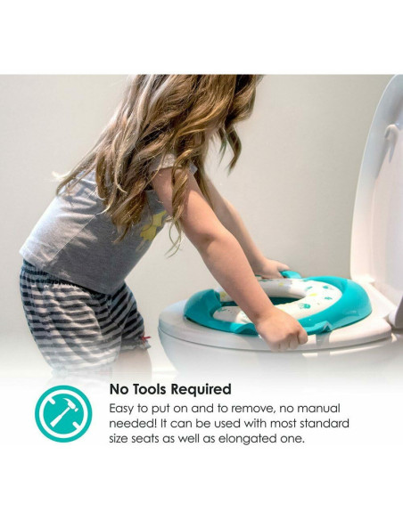 BN-BBL-B0112-P,Reductor toaleta, BBluv, Poti, Cu perna confortabila si detasabila, Fara BPA, Pink