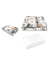 BN-6426972025010,Lenjerie patut cu 3 piese, MimiNu, Cu cearceaf 120x60 cm, Din bumbac certificat Oeko Tex Standard 100, Cu pilot