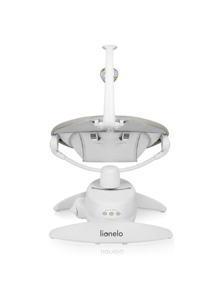 BN-LO-IRIS_BEIGE_SAND,Balansoar, Lionelo, Iris, 2 in 1, Rotire 360 grade, Electric, Cu 3 moduri de leganare, Cu 5 trepte de vite