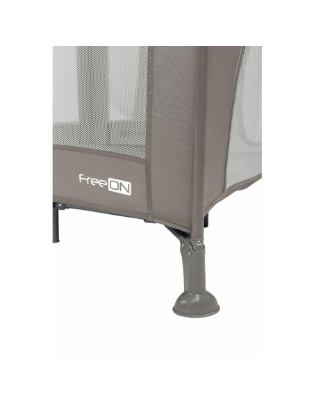 BN-80883,Tarc de joaca, FreeON, Patrat, Pliabil, Intrare cu fermoar, Laterale din plasa, 93x93x87 cm, Pana la 15 kg, 6 luni+, Gr