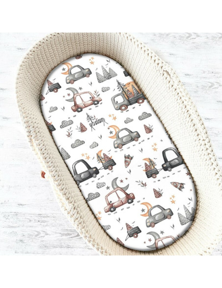 BN-6426972025317,Cearceaf cu elastic, MimiNu, Pentru landou, carucior si cosulet, Dimensiune 80x35 cm, Din bumbac certificat Oek BN-6426972025317,Cearceaf cu elastic, MimiNu, Pentru landou, carucior si cosulet, Dimensiune 80x35 cm, Din bumbac certificat Oek