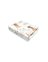 BN-6426972025461,Cearceaf cu elastic, MimiNu, Pentru patut co-sleeper, Luna, Dimensiune 84.5 x 50.5 cm, Din bumbac certificat Oe