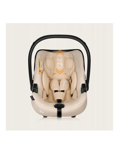 BN-LO-ASTRID_I-SIZE_BEIGE+BASE_BLACK,Scoica auto, Lionelo, i-Size Astrid, Include baza Isofix, 0-13 Kg, 40-87 cm, Cu maner si ca