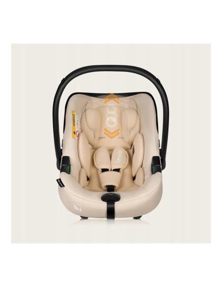 BN-LO-ASTRID_I-SIZE_BEIGE+BASE_BLACK,Scoica auto, Lionelo, i-Size Astrid, Include baza Isofix, 0-13 Kg, 40-87 cm, Cu maner si ca