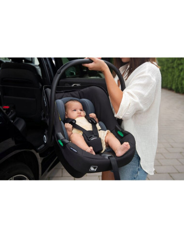 BN-LO-ASTRID_I-SIZE_BEIGE+BASE_BLACK,Scoica auto, Lionelo, i-Size Astrid, Include baza Isofix, 0-13 Kg, 40-87 cm, Cu maner si ca