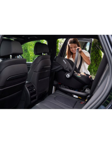 BN-LO-ASTRID_I-SIZE_BEIGE+BASE_BLACK,Scoica auto, Lionelo, i-Size Astrid, Include baza Isofix, 0-13 Kg, 40-87 cm, Cu maner si ca