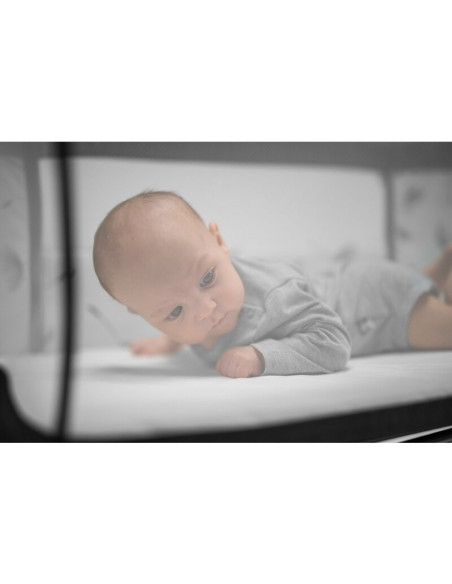 BN-LO-LEONIE_PLUS_BEIGE_SAND,Patut co-sleeper, Lionelo, Leonie Plus, Pliabil, Cu sistem de leganare, Cu setare unghiulara, Regla