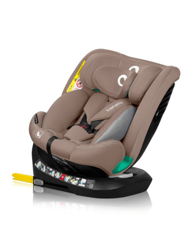 BN-LO-BASTIAAN_ONE_I-SIZE_BEIGE_SAND,Scaun auto, Lionelo, Bastiaan One i-Size, 4 in 1, Protectie laterala, Cu spatar inclinabil 