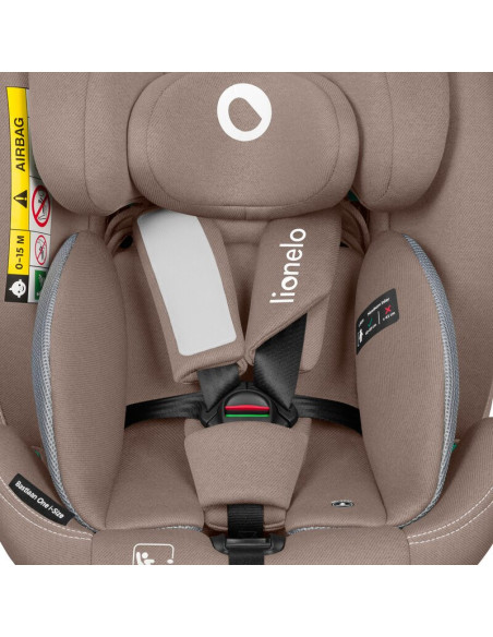 BN-LO-BASTIAAN_ONE_I-SIZE_BEIGE_SAND,Scaun auto, Lionelo, Bastiaan One i-Size, 4 in 1, Protectie laterala, Cu spatar inclinabil 
