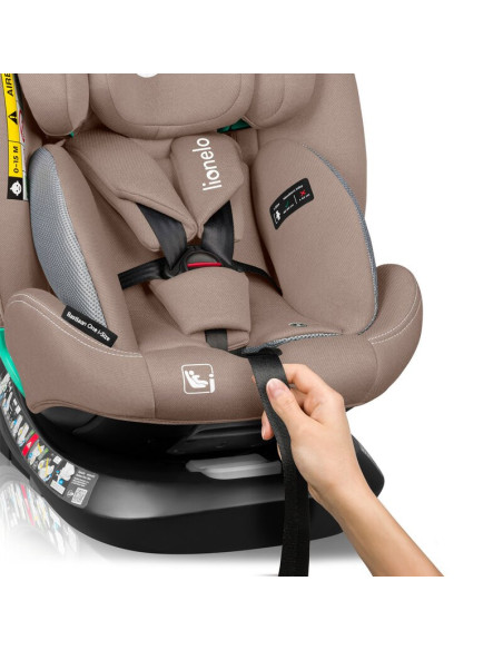 BN-LO-BASTIAAN_ONE_I-SIZE_BEIGE_SAND,Scaun auto, Lionelo, Bastiaan One i-Size, 4 in 1, Protectie laterala, Cu spatar inclinabil 