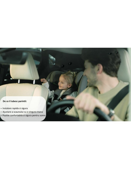 BN-LO-BASTIAAN_ONE_I-SIZE_BEIGE_SAND,Scaun auto, Lionelo, Bastiaan One i-Size, 4 in 1, Protectie laterala, Cu spatar inclinabil 