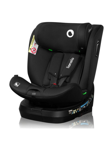 BN-LO-BRAVE_I-SIZE_BLACK_CARBON,Scaun auto, Lionelo, Brave i-Size, 4 in 1, Rotire 360 grade, Protectie laterala, Cu spatar incli