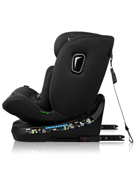 BN-LO-BRAVE_I-SIZE_BLACK_CARBON,Scaun auto, Lionelo, Brave i-Size, 4 in 1, Rotire 360 grade, Protectie laterala, Cu spatar incli