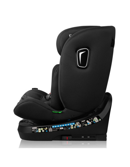 BN-LO-BRAVE_I-SIZE_BLACK_CARBON,Scaun auto, Lionelo, Brave i-Size, 4 in 1, Rotire 360 grade, Protectie laterala, Cu spatar incli