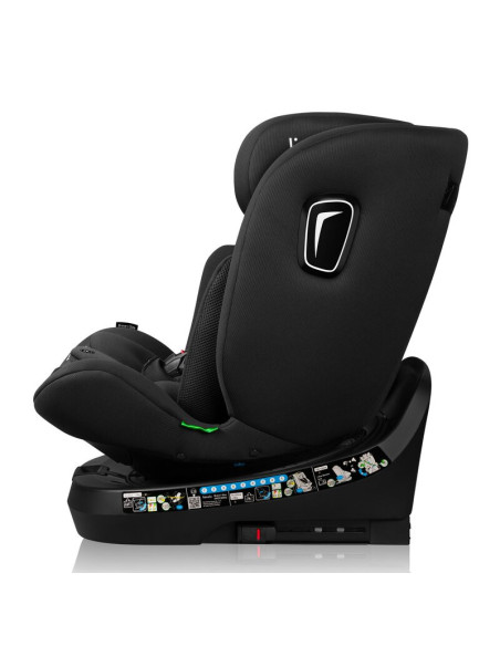 BN-LO-BRAVE_I-SIZE_BLACK_CARBON,Scaun auto, Lionelo, Brave i-Size, 4 in 1, Rotire 360 grade, Protectie laterala, Cu spatar incli