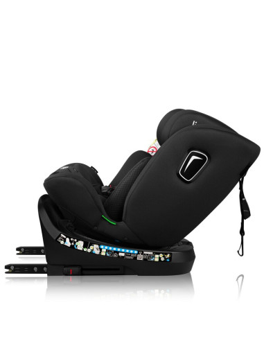 BN-LO-BRAVE_I-SIZE_BLACK_CARBON,Scaun auto, Lionelo, Brave i-Size, 4 in 1, Rotire 360 grade, Protectie laterala, Cu spatar incli
