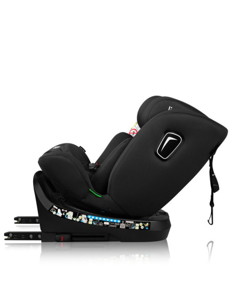 BN-LO-BRAVE_I-SIZE_BLACK_CARBON,Scaun auto, Lionelo, Brave i-Size, 4 in 1, Rotire 360 grade, Protectie laterala, Cu spatar incli