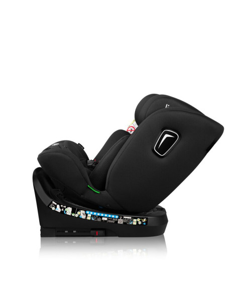 BN-LO-BRAVE_I-SIZE_BLACK_CARBON,Scaun auto, Lionelo, Brave i-Size, 4 in 1, Rotire 360 grade, Protectie laterala, Cu spatar incli