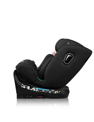BN-LO-BRAVE_I-SIZE_BLACK_CARBON,Scaun auto, Lionelo, Brave i-Size, 4 in 1, Rotire 360 grade, Protectie laterala, Cu spatar incli