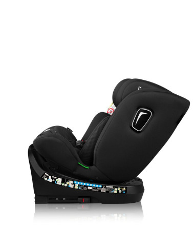 BN-LO-BRAVE_I-SIZE_BLACK_CARBON,Scaun auto, Lionelo, Brave i-Size, 4 in 1, Rotire 360 grade, Protectie laterala, Cu spatar incli