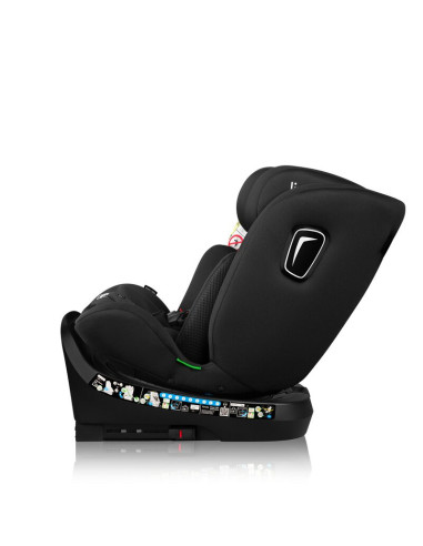 BN-LO-BRAVE_I-SIZE_BLACK_CARBON,Scaun auto, Lionelo, Brave i-Size, 4 in 1, Rotire 360 grade, Protectie laterala, Cu spatar incli