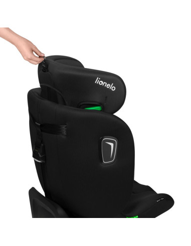 BN-LO-BRAVE_I-SIZE_BLACK_CARBON,Scaun auto, Lionelo, Brave i-Size, 4 in 1, Rotire 360 grade, Protectie laterala, Cu spatar incli