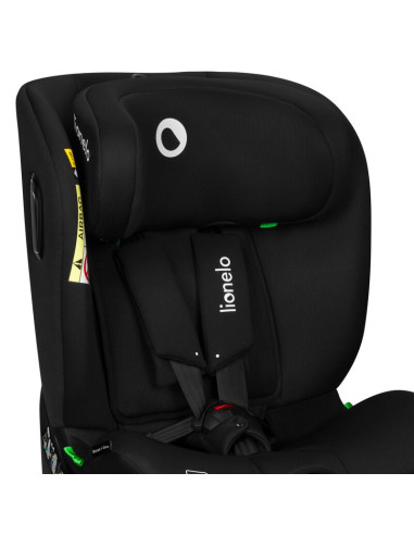 BN-LO-BRAVE_I-SIZE_BLACK_CARBON,Scaun auto, Lionelo, Brave i-Size, 4 in 1, Rotire 360 grade, Protectie laterala, Cu spatar incli