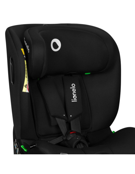 BN-LO-BRAVE_I-SIZE_BLACK_CARBON,Scaun auto, Lionelo, Brave i-Size, 4 in 1, Rotire 360 grade, Protectie laterala, Cu spatar incli