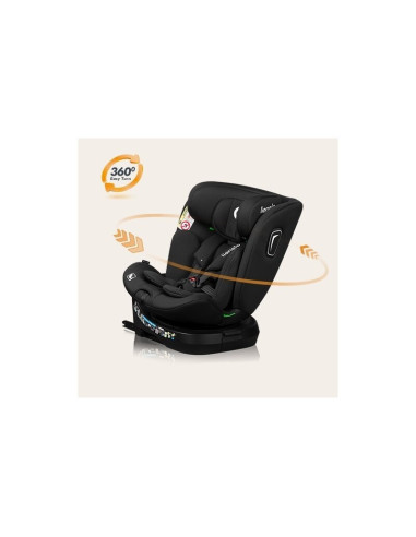 BN-LO-BRAVE_I-SIZE_BLACK_CARBON,Scaun auto, Lionelo, Brave i-Size, 4 in 1, Rotire 360 grade, Protectie laterala, Cu spatar incli